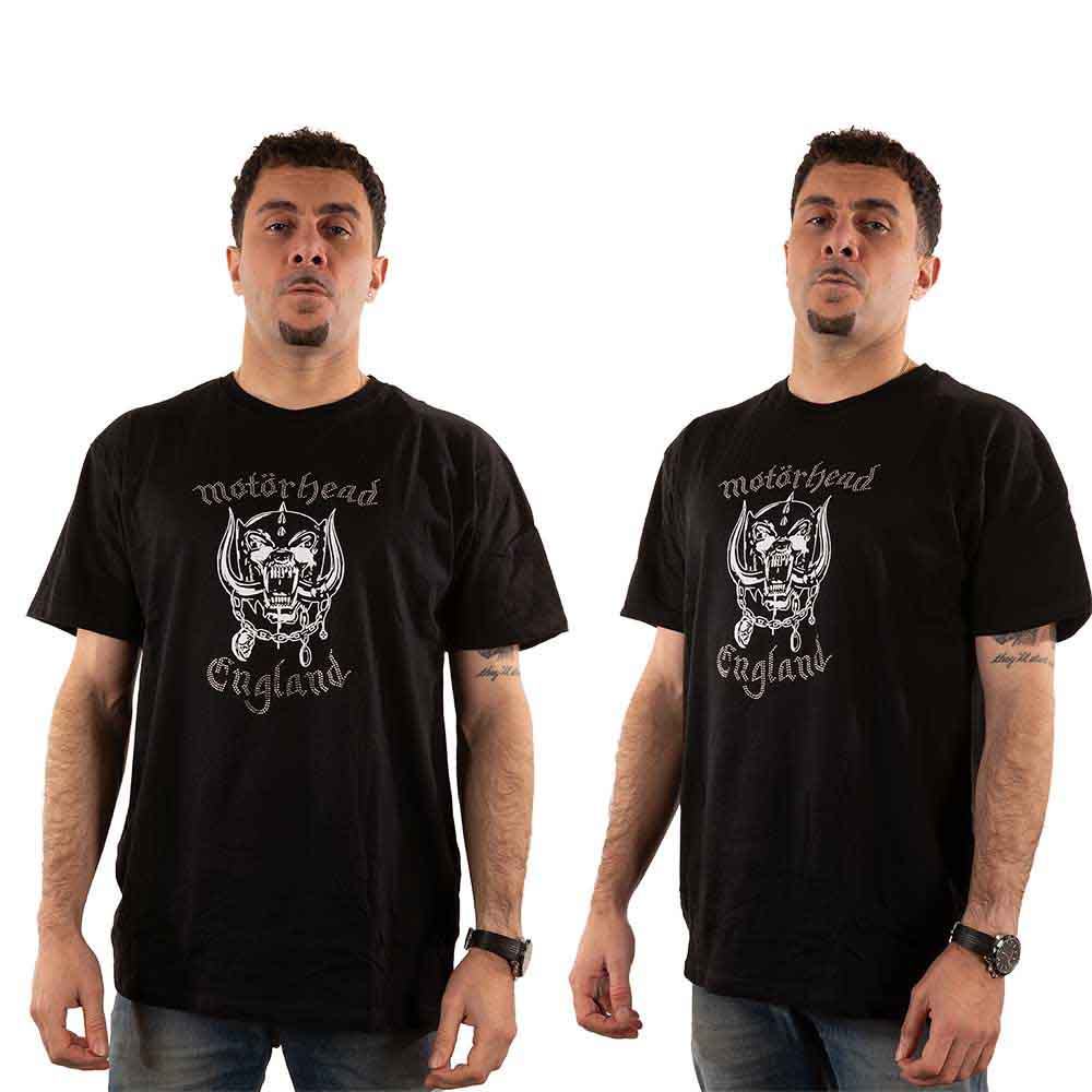 Motörhead Motörhead Unisex T Shirt England Diamante XX Large