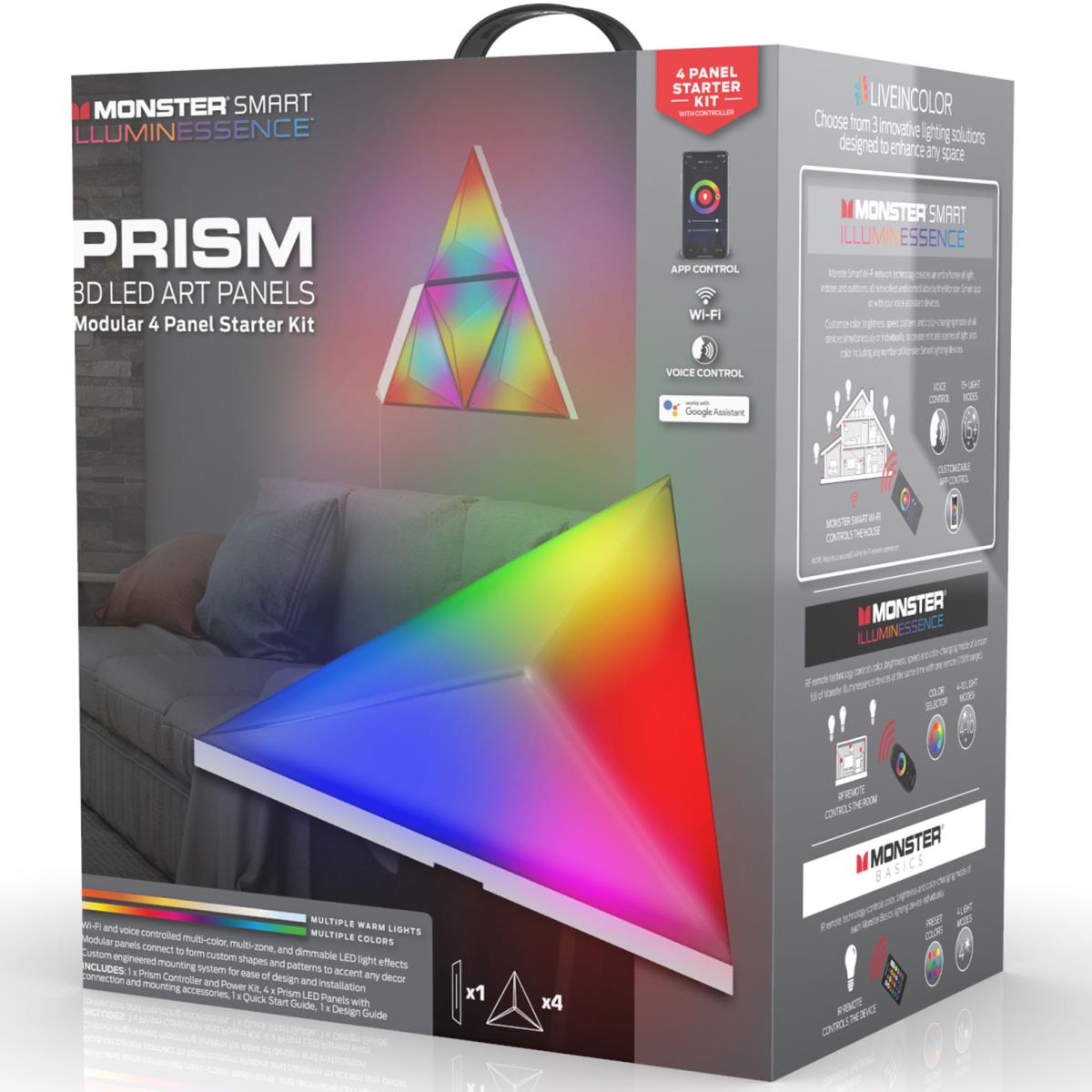 Monster: Illuminessence Prism 3D LED Panels Startkit
