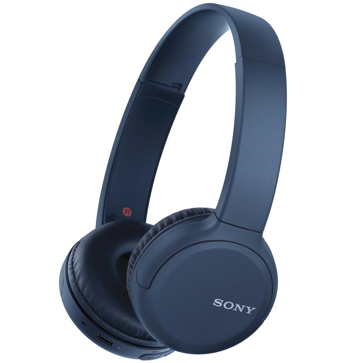Sony: CH510 Trådlösa Bluetooth hörlurar Blåa