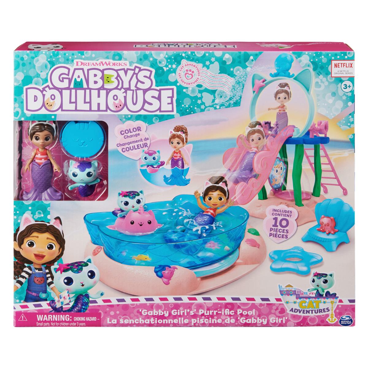 Gabbys Dollhouse - Gabbys Dollhouse: Pool Playset - leksaker