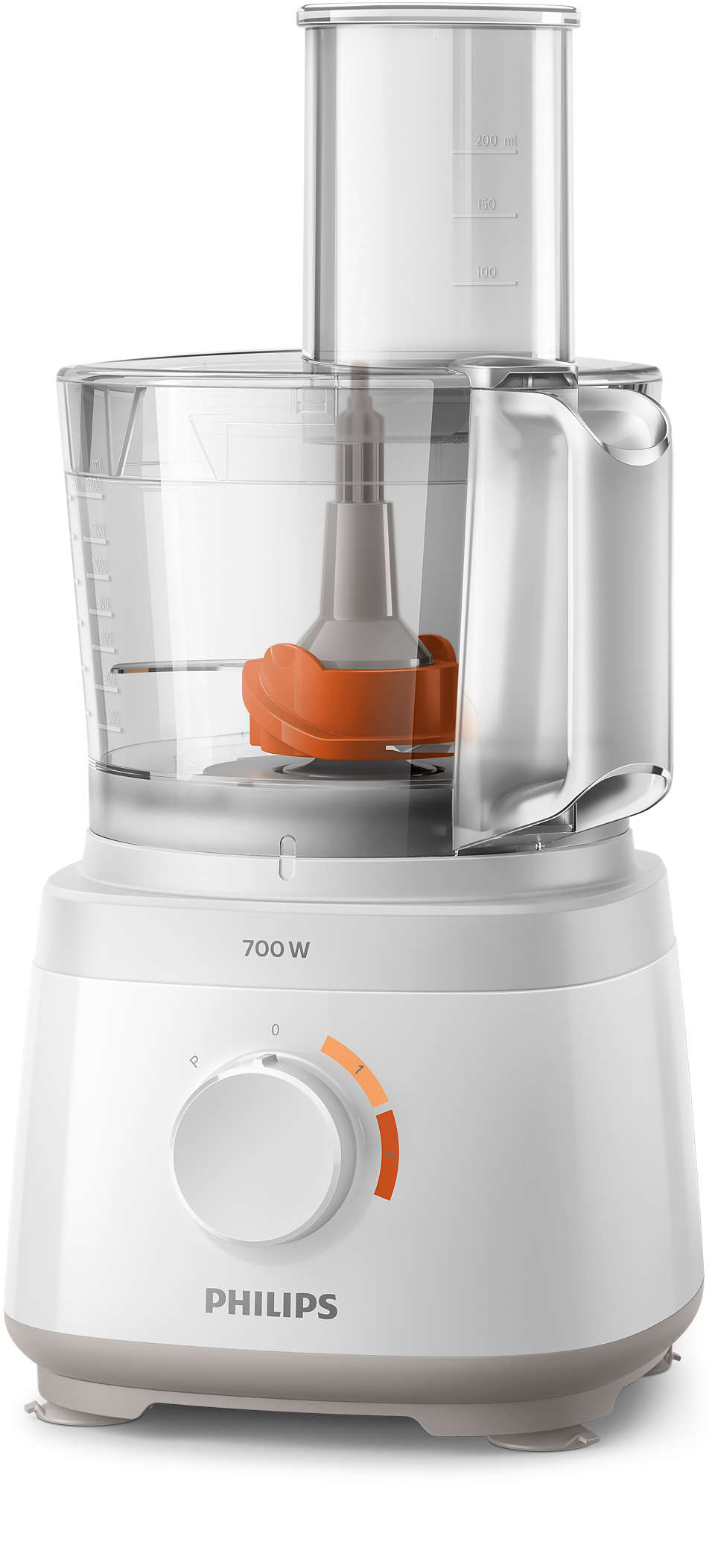 Philips - Compact Food Processor 700 W - Daily Collection