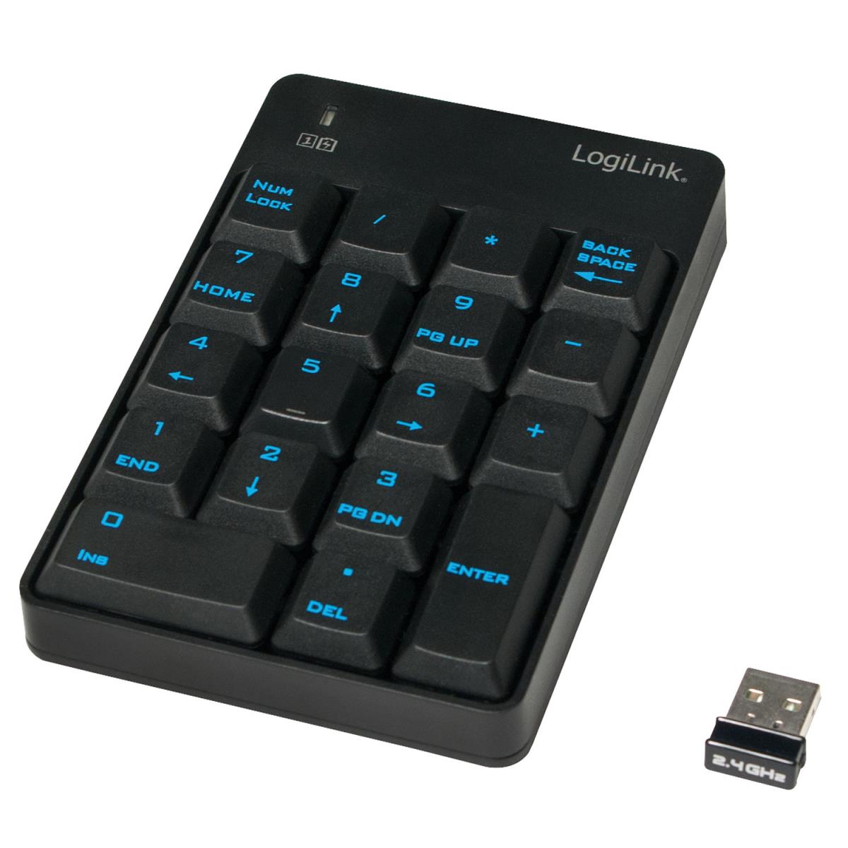 LogiLink: Numeriskt tangentbord Trådlöst