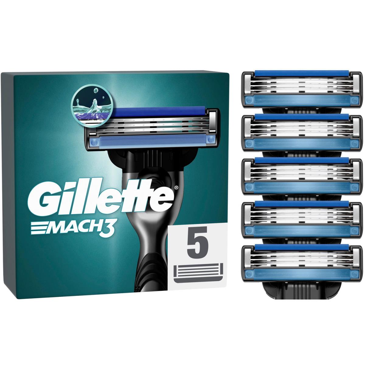 Gillette: Rakblad Mach3 Base 8st