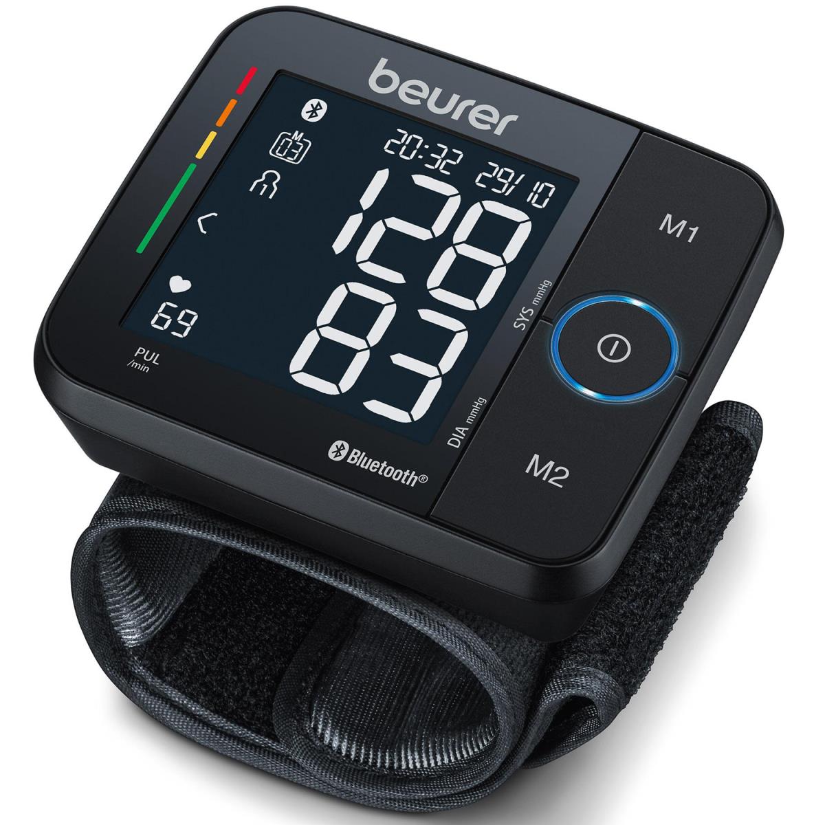 Beurer: Blodtrycksmätare handled BC 54, Bluetooth