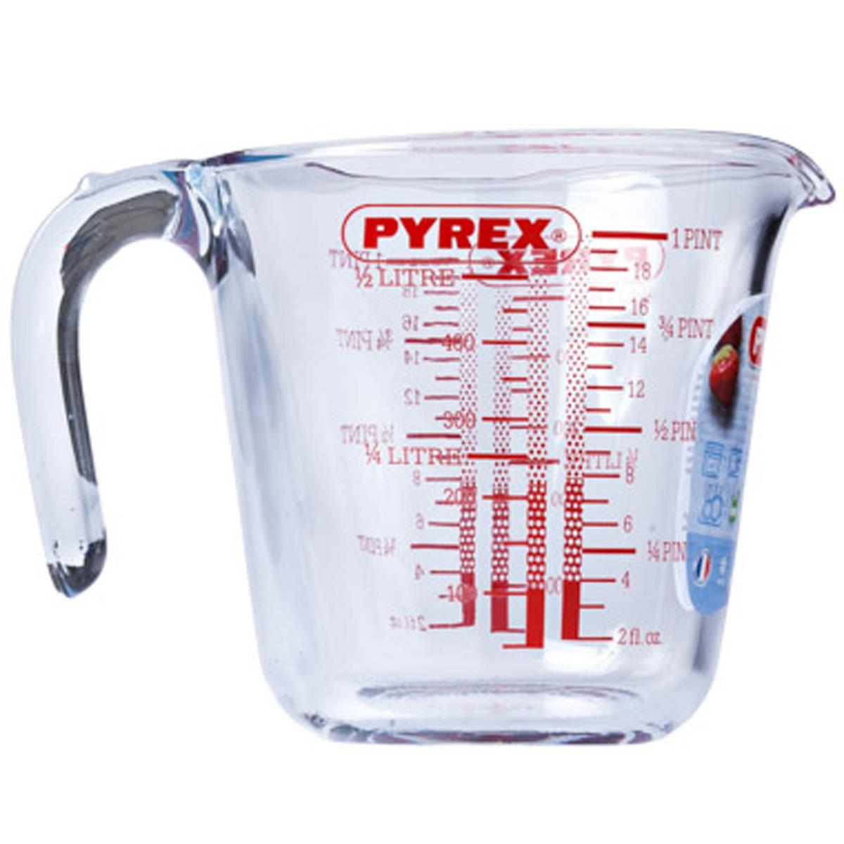 Pyrex: Måttkanna glas 0,50L