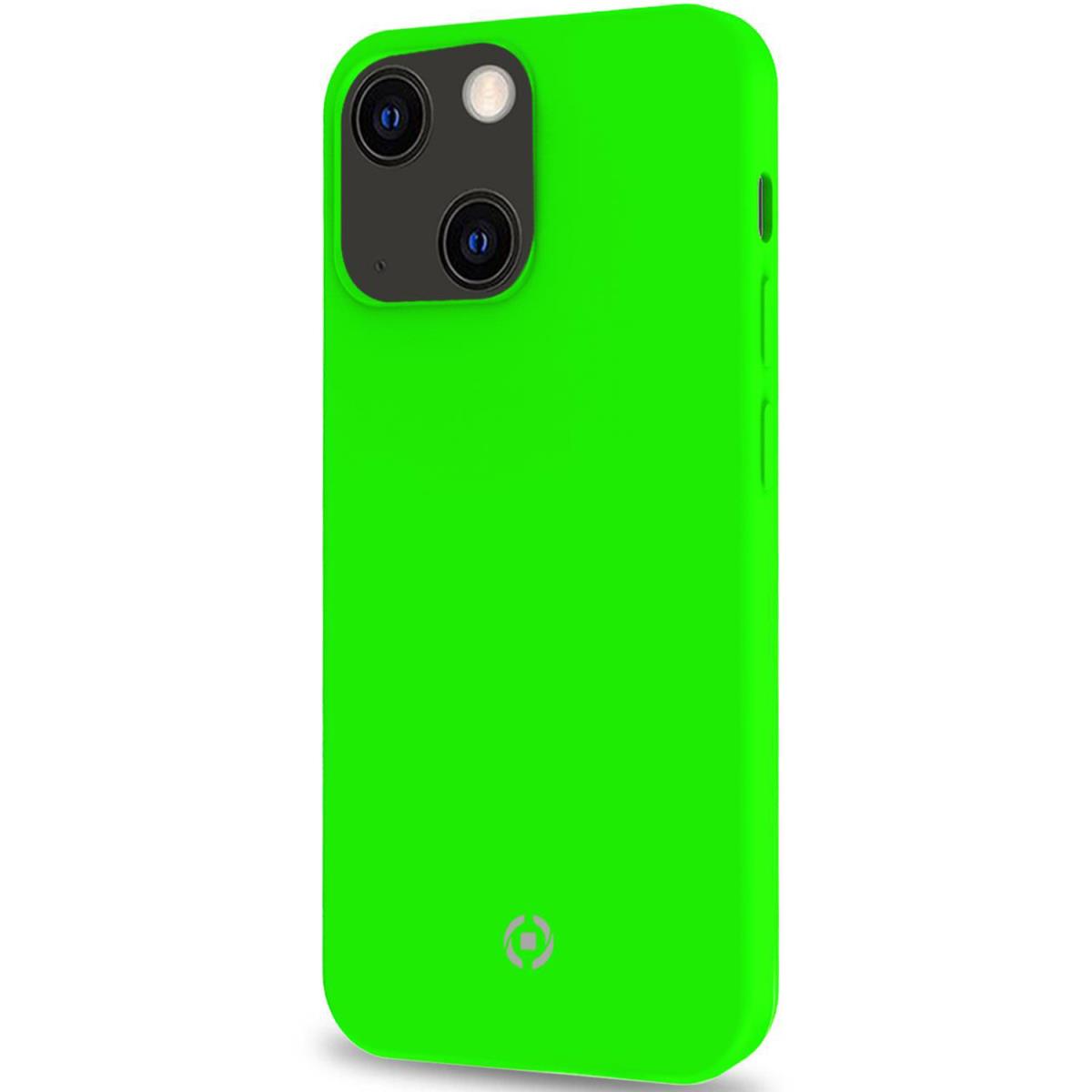 Celly: Cromo Soft rubber case iPhone 13 Fluo Green
