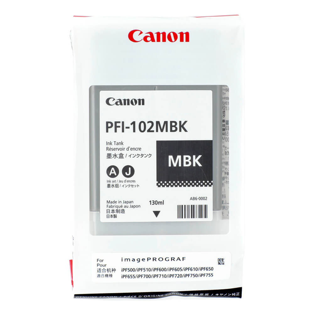 CANON Ink 0894B001 PFI-102 Matte Black
