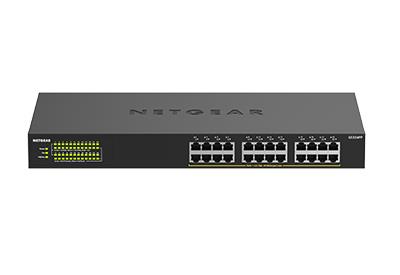 Netgear Switch, GS324PP 24PT Gige Unmanaged Switch with PoE+