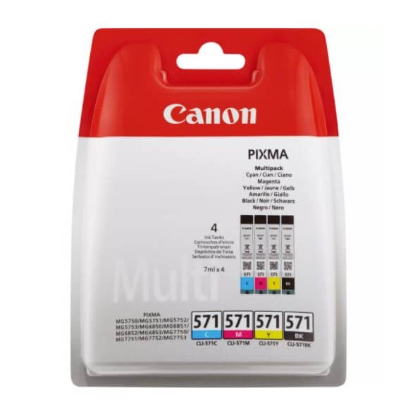 Canon CLI571 Multipack 4p C/M/Y/BK ink cartridge
