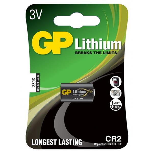 GP Lithium Battery CR2, 3V