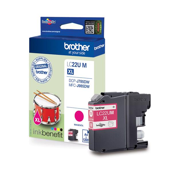 Brother LC22UM | 1200Pages | Magenta