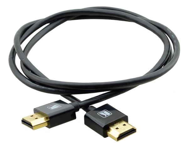 Kramer C-HM/HM/PICO Ultra-Slim Flexible High-Speed HDMI Cable W/Ethernet 1,8m, Black