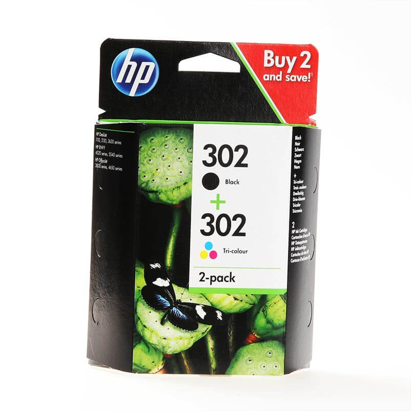 HP 302 Combopack BK/C/M/Y Ink cartridge