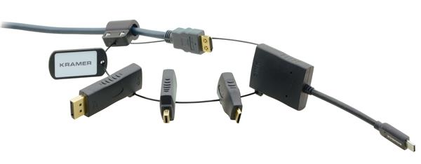 Kramer Adaptor Ring 5, Mini DP, DP, USB-C, Mini HDMI - HDMI