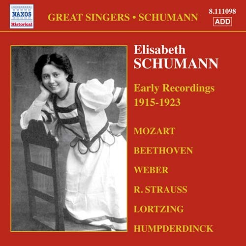 Schumann Elisabeth: Tidiga inspelningar 1915-23