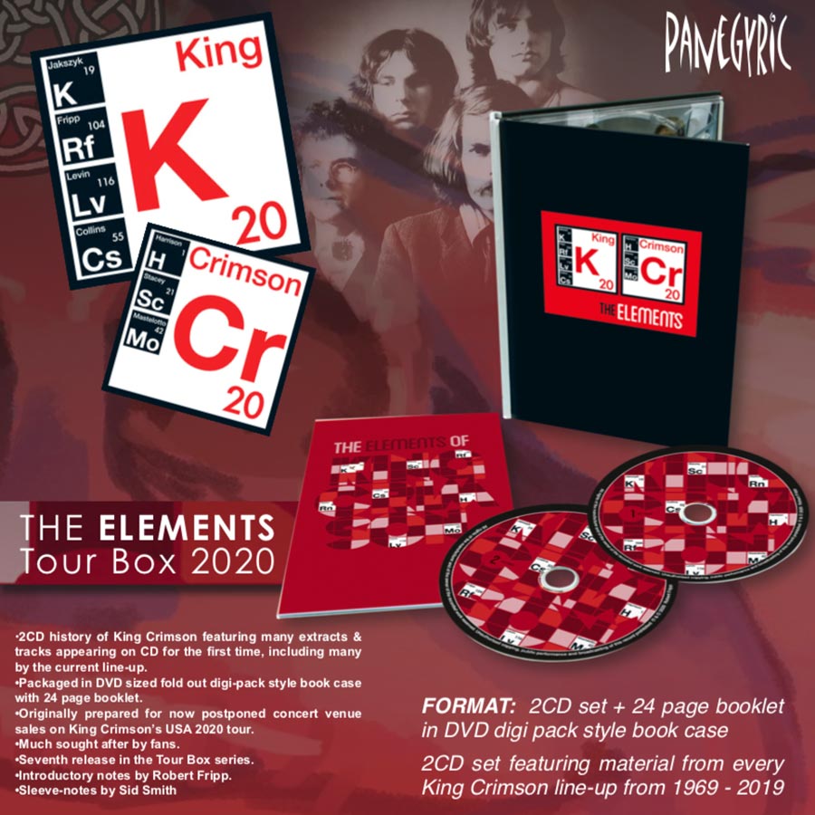 king crimson elements tour box 2020