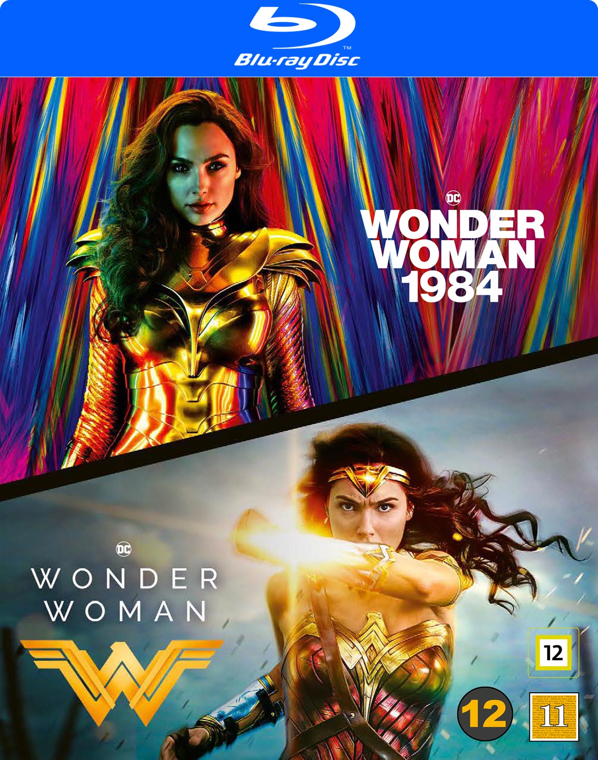 Blu-ray) film - Wonder Woman 1+2 - (2