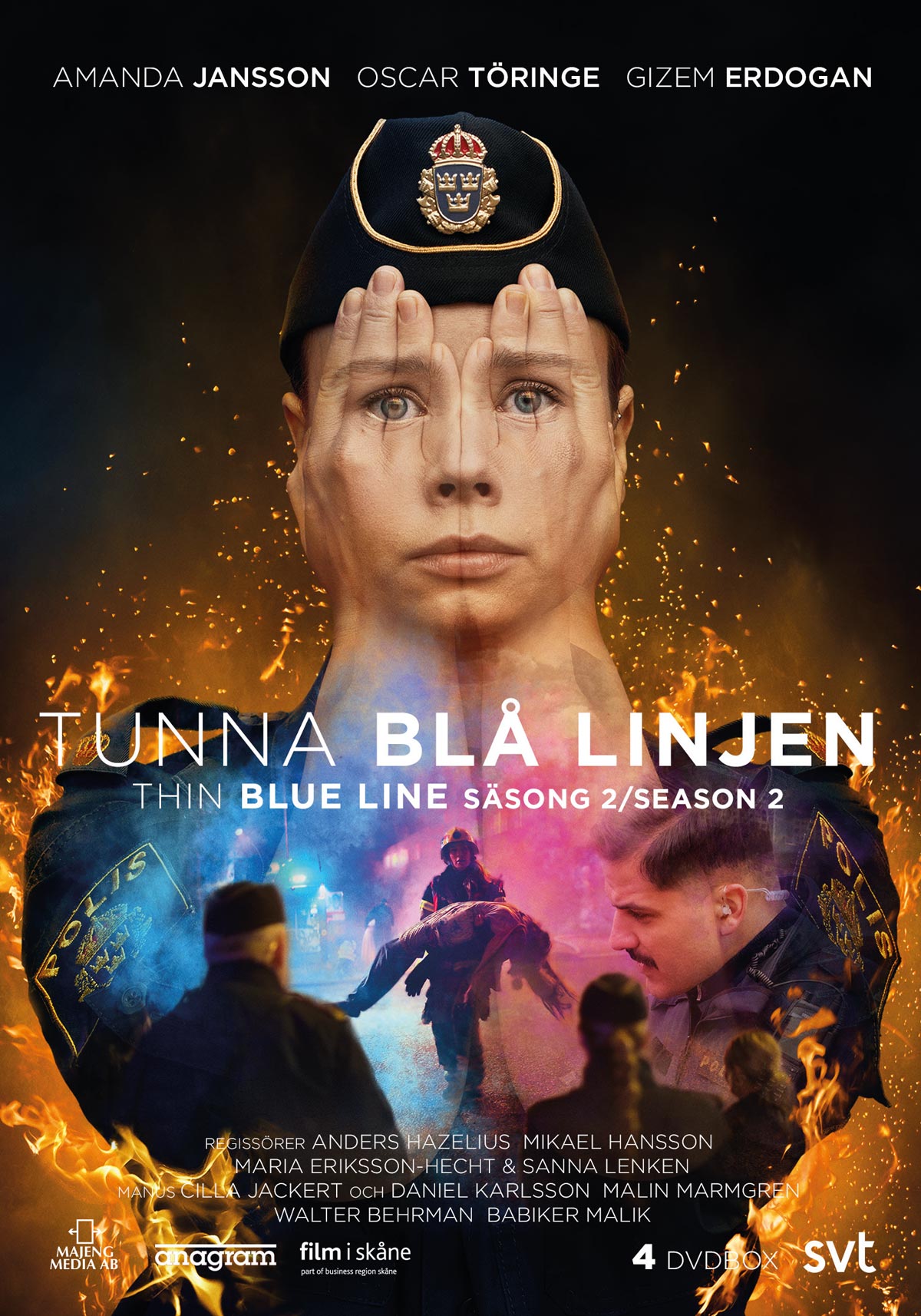 Tunna Blå Linjen / Säsong 2 - (4 DVD) - Film