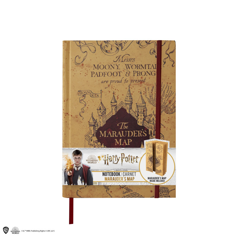 Harry Potter: Notebook Foldable Marauder's Map