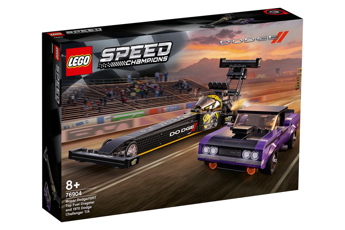 LEGO Speed Champions - Mopar Dodge//SRT Top Fuel-dragster and 1970 Dodge Challenger T/A