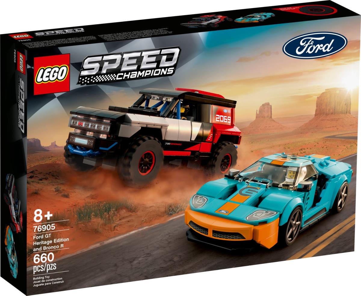 LEGO Speed Champions - Ford GT Heritage Edition and Bronco R (76905.)