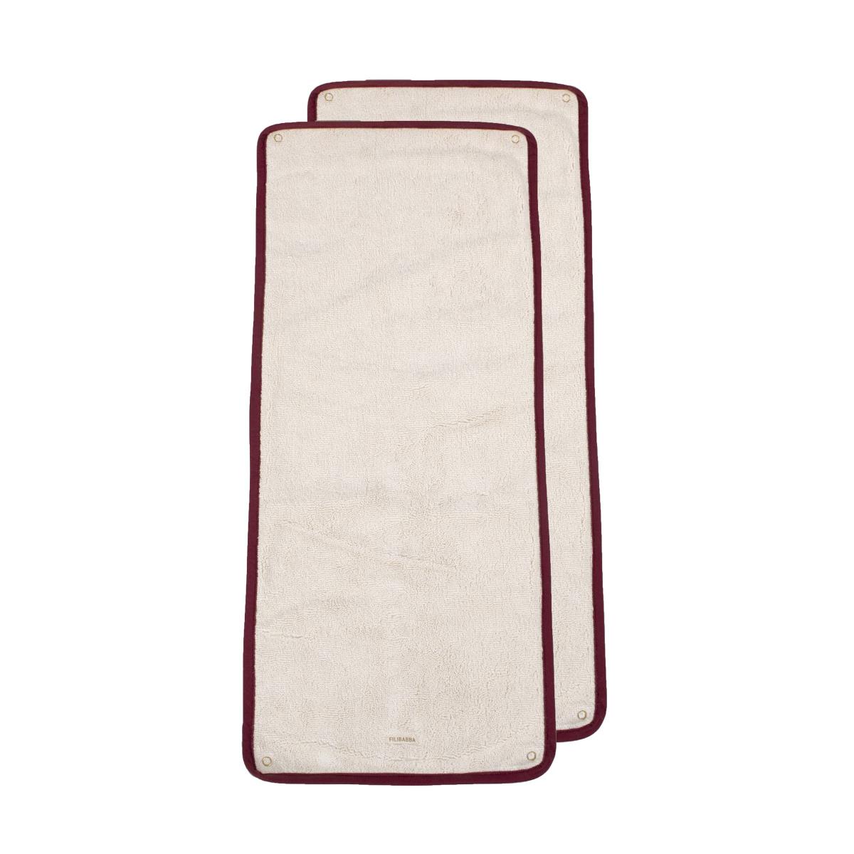 Filibabba - Middle layer 2-pack for Changing Pad - Deeply red