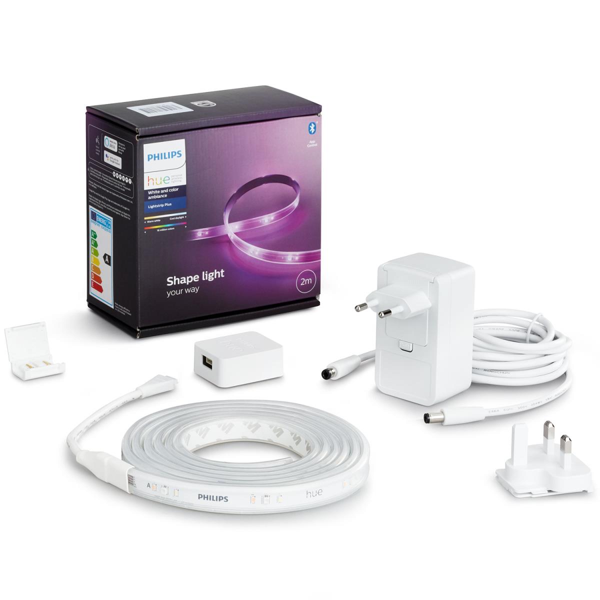 Philips: Hue LightStrip Plus V4 2m base kit with plug