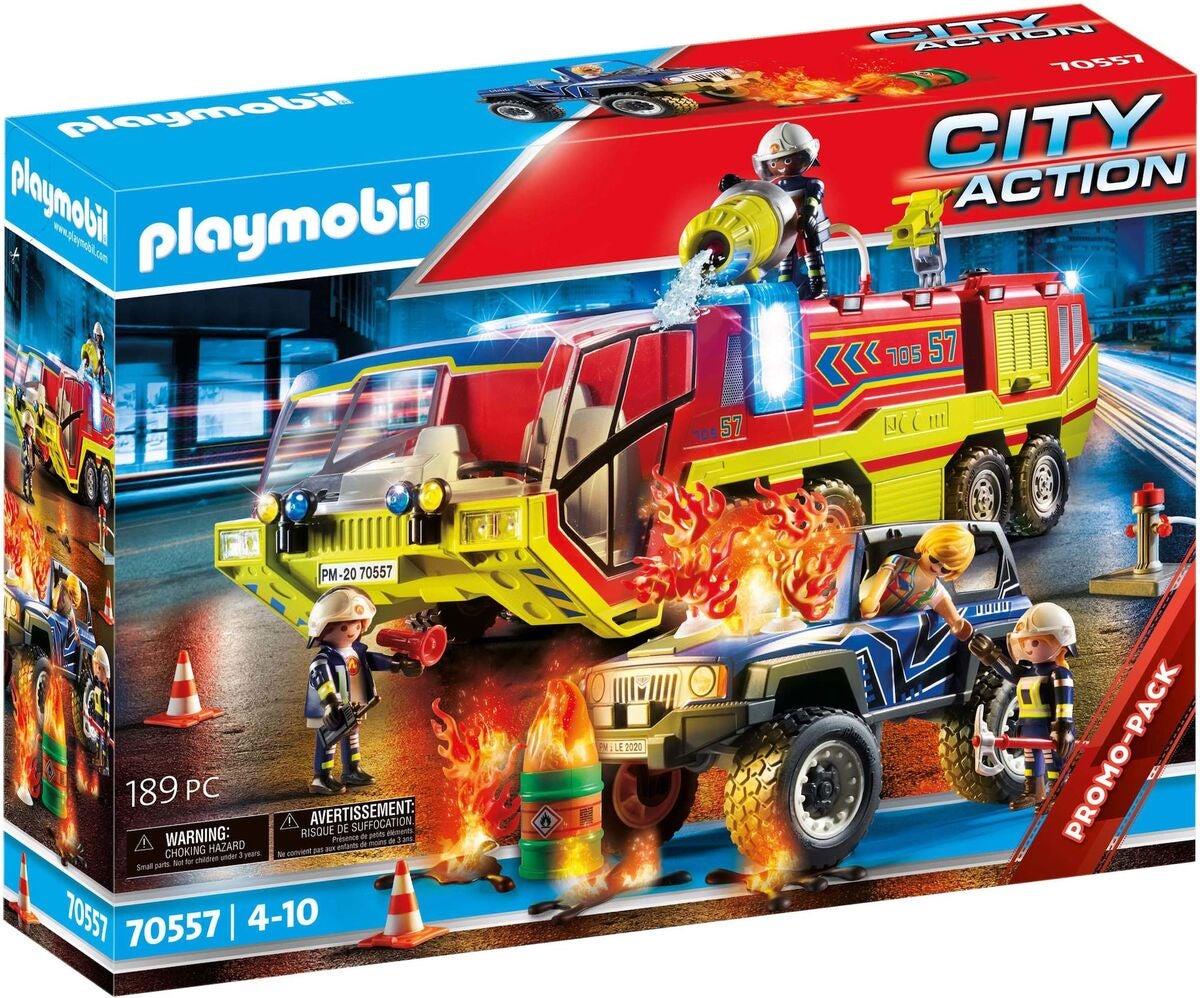 Playmobil - Playmobil - Fire Engine with Truck - leksaker