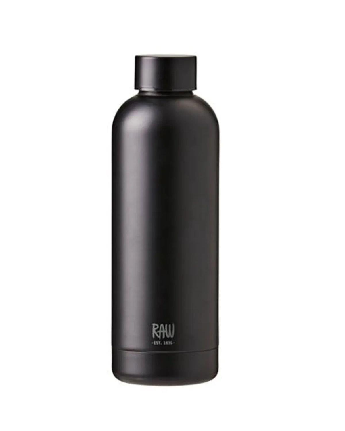 RAW creative - To Go Thermal bottle 0,5 L - Matte black steel