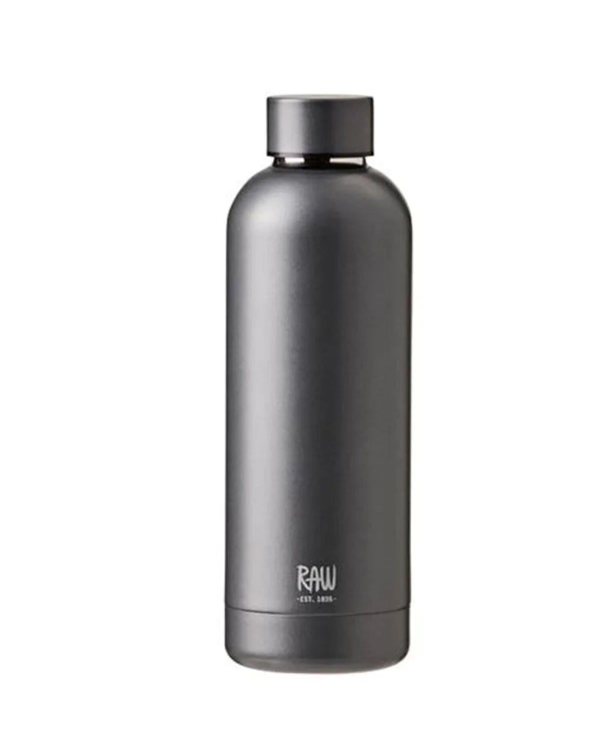 RAW creative - To Go Thermal bottle 0,5 L - Metallic dark grey steel