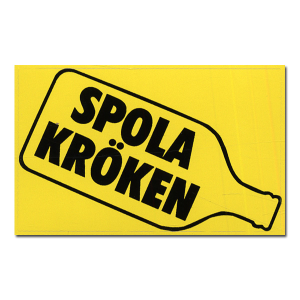 Spola Kröken Sticker / Klistermärke