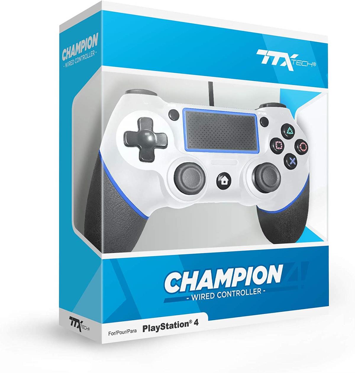 Ttx Ps4 Champion Wired Cont White Ps4 Spel Ginza Se