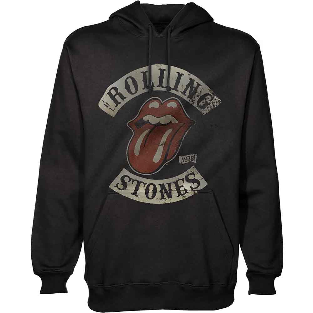 The Rolling Stones: Unisex Pullover Hoodie/1978 Tour (XX-Large)