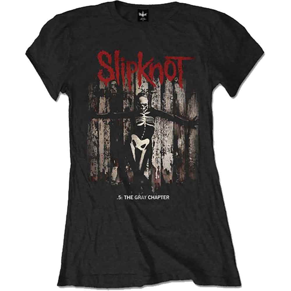 Slipknot: Ladies T-Shirt/.5: The Gray Chapter Album (Small)