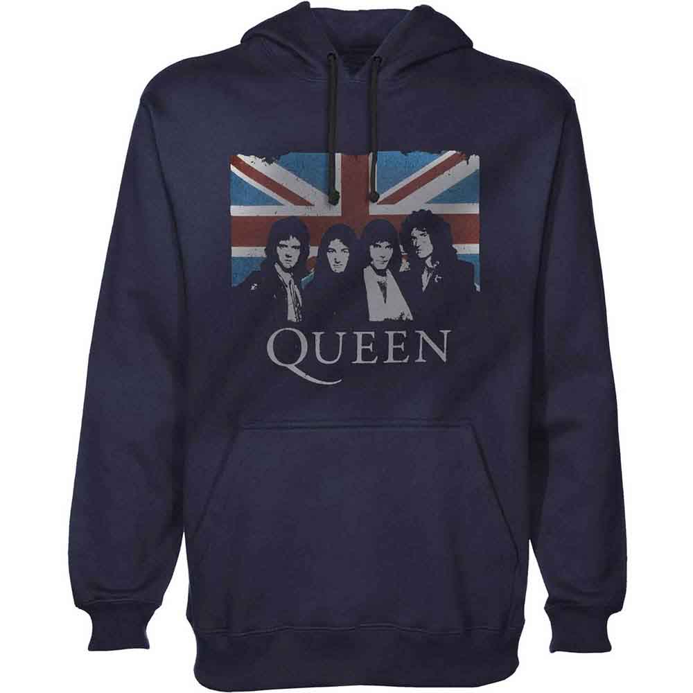 Queen: Unisex Pullover Hoodie/Union Jack (Small)
