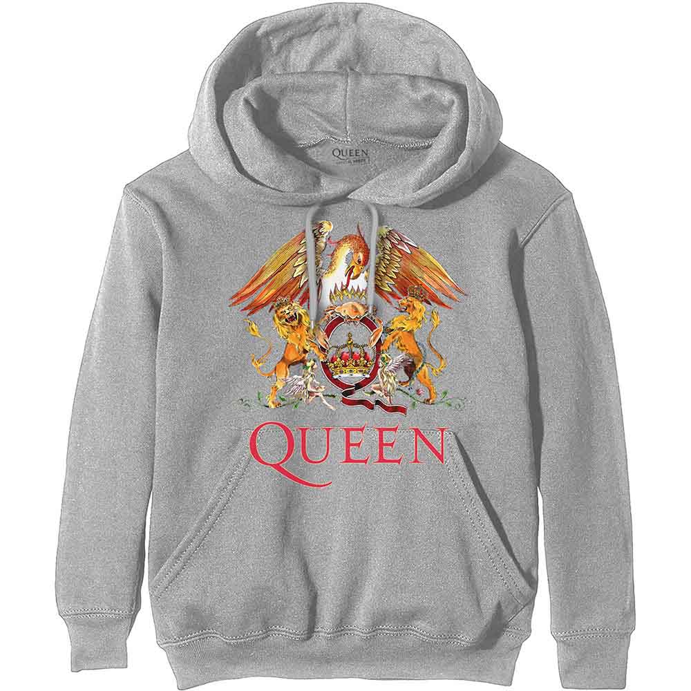 Queen: Unisex Pullover Hoodie/Classic Crest (Small)