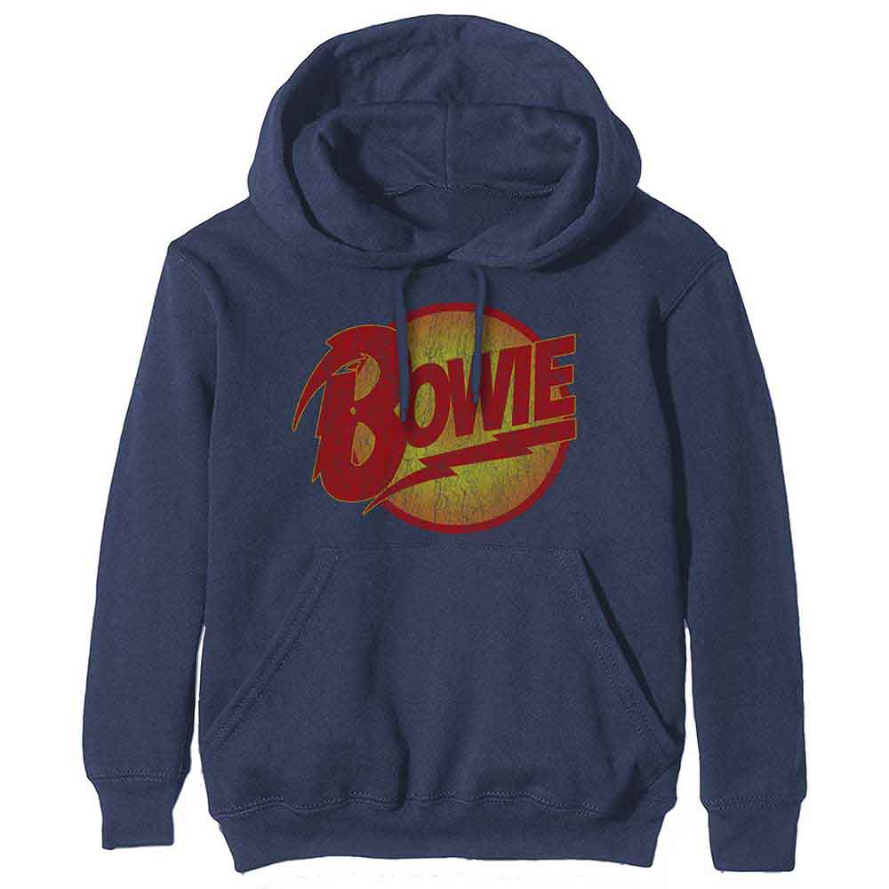 David Bowie: Unisex Pullover Hoodie/Vintage Diamond Dogs Logo (X-Large)