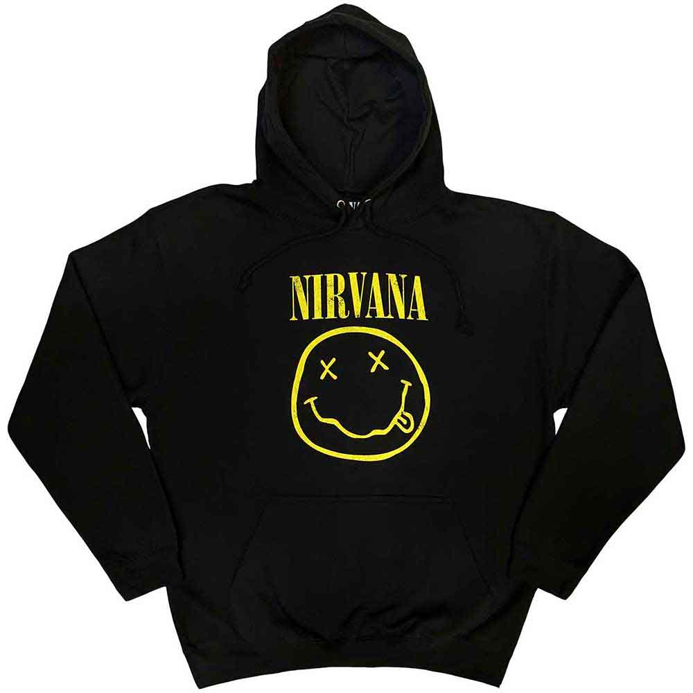 Nirvana: Unisex Pullover Hoodie/Yellow Smiley (XX-Large)