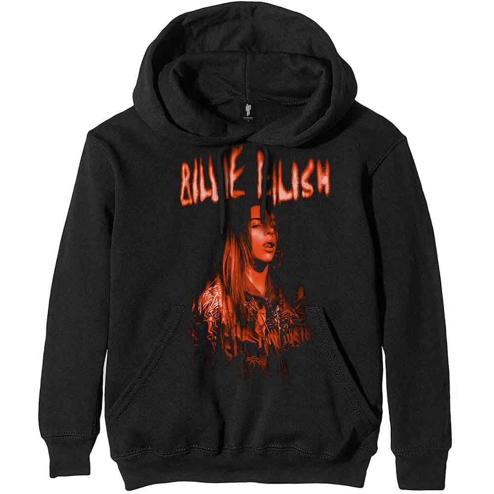 Billie Eilish: Unisex Pullover Hoodie/Spooky Logo (X-Large)