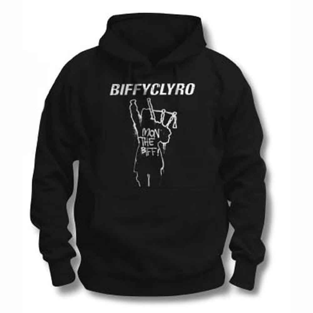 Biffy Clyro: Unisex Pullover Hoodie/Mon The Biff (Large)