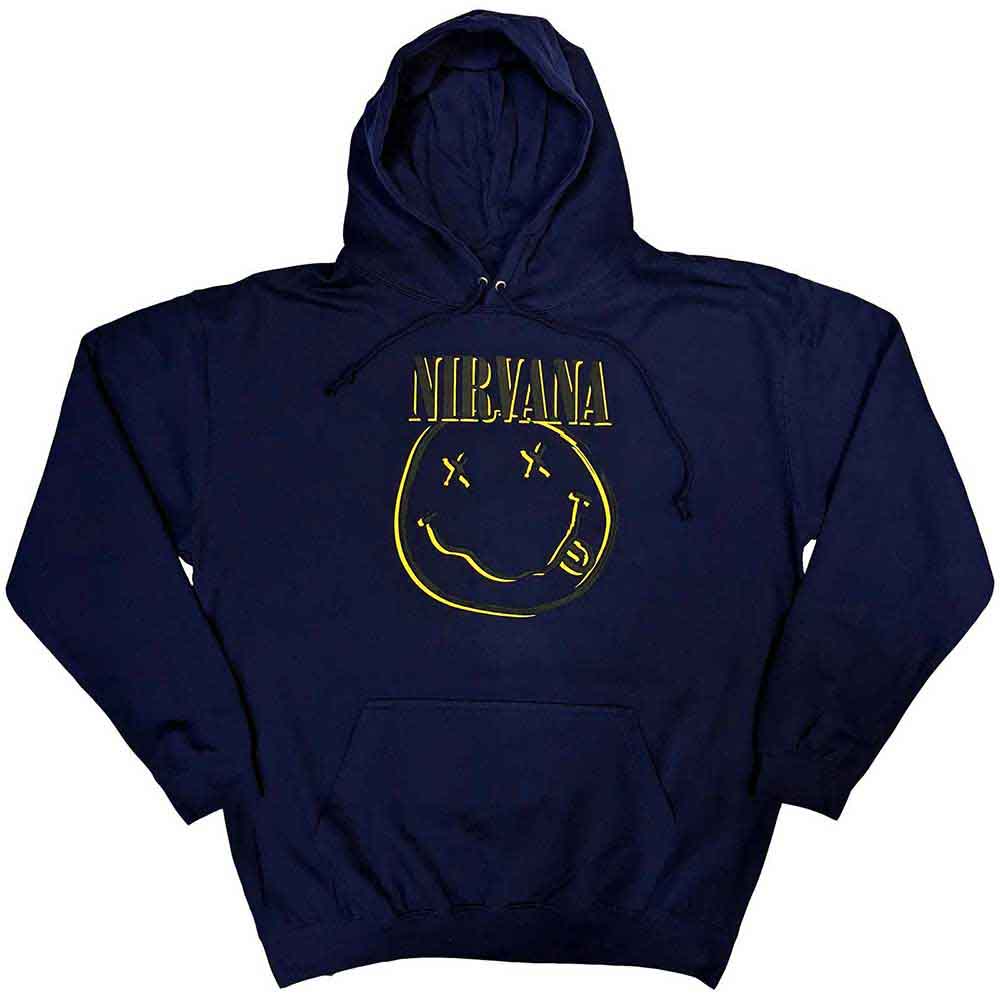 Nirvana: Unisex Pullover Hoodie/Inverse Smiley (Large)