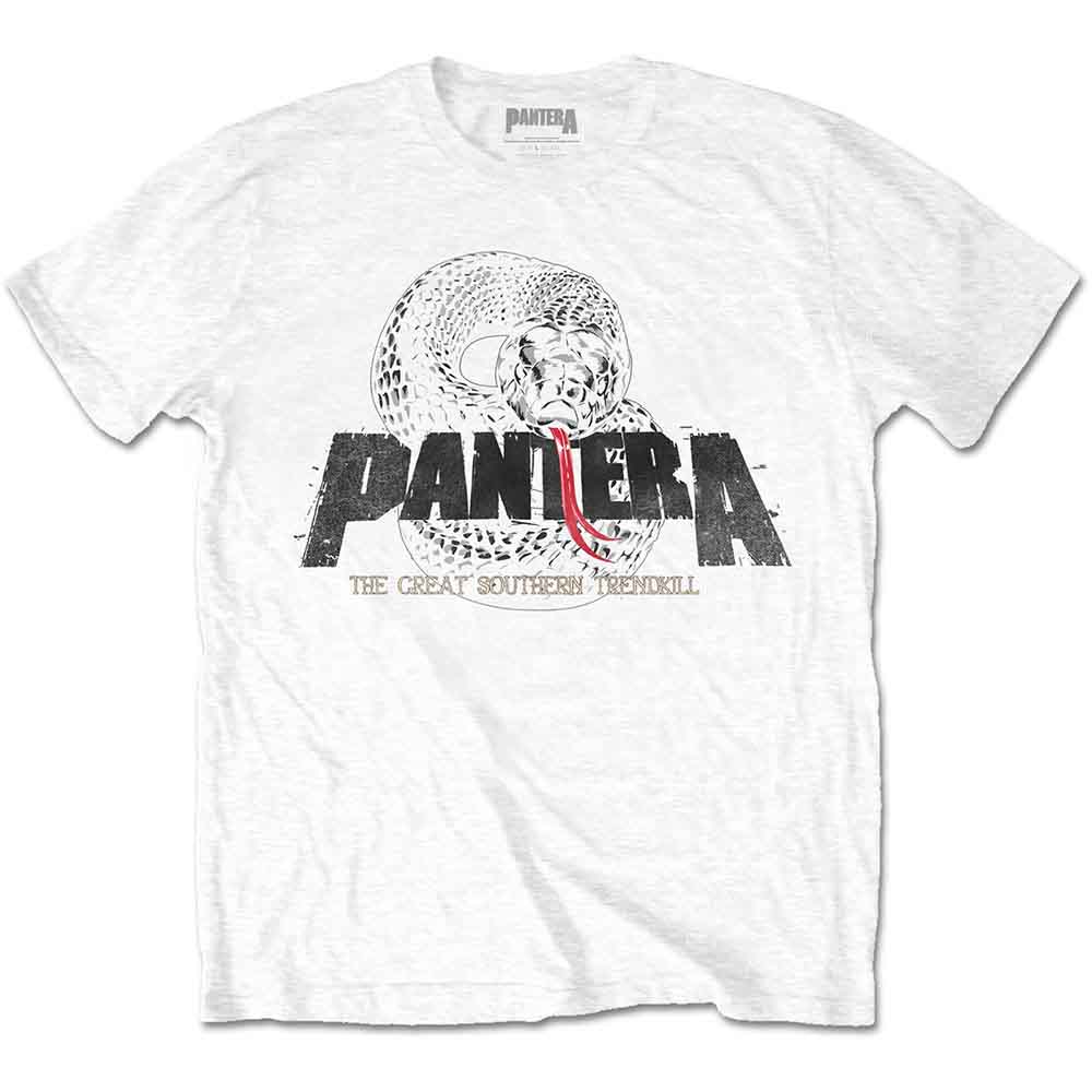 Pantera: Unisex T-Shirt/Snake Logo (Small)