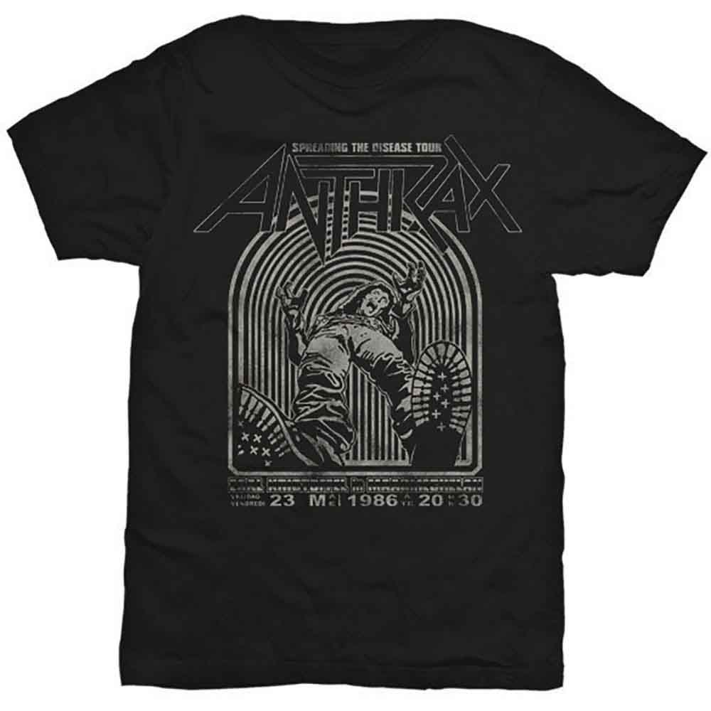 Anthrax: Unisex T-Shirt/Spreading the disease (Large)