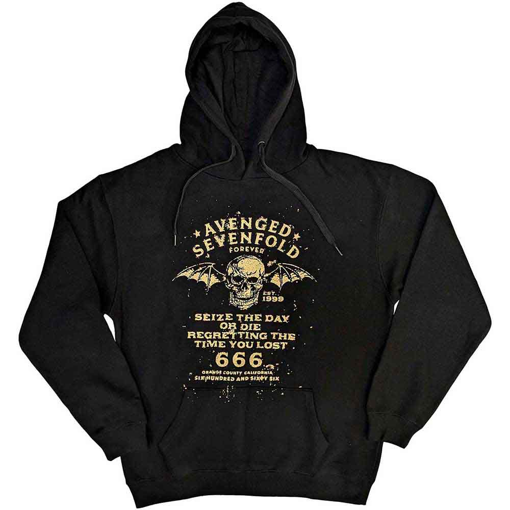 Avenged Sevenfold: Unisex Pullover Hoodie/Seize the Day (Small)