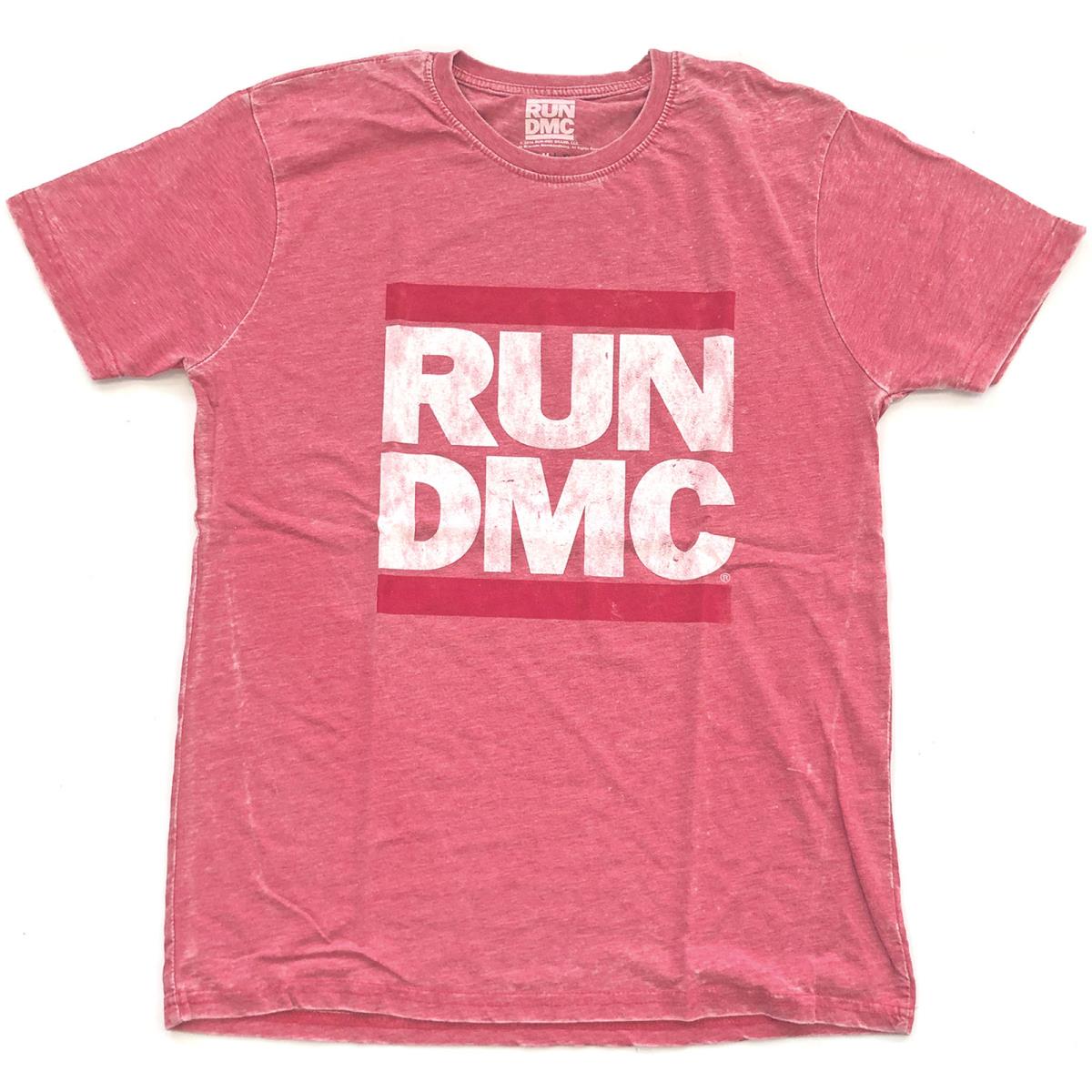 Run DMC: Unisex T-Shirt/Logo Vintage (Burnout) (Large)
