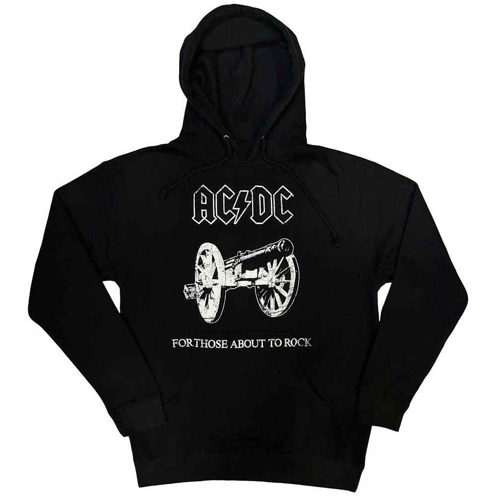 AC/DC: Unisex Pullover Hoodie/About to Rock (Large)
