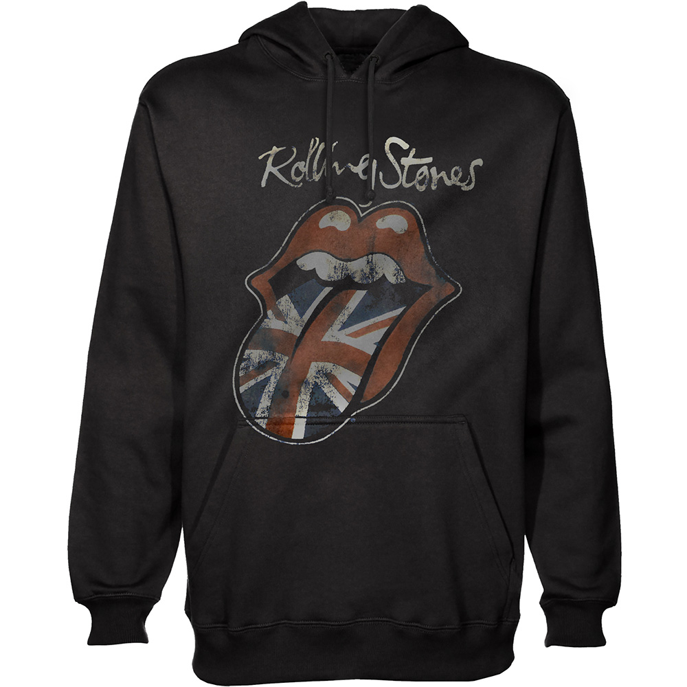 The Rolling Stones: Unisex Pullover Hoodie/Union Jack Tongue (X-Large)