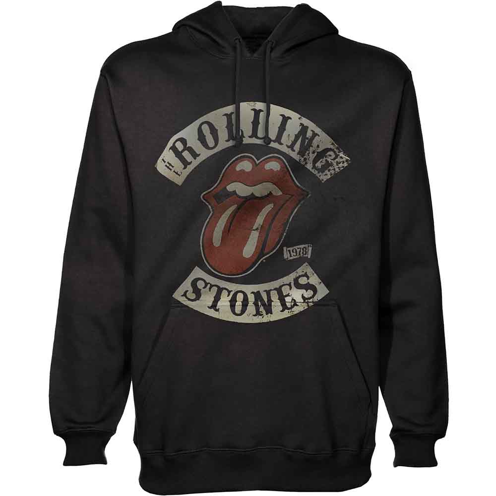 The Rolling Stones: Unisex Pullover Hoodie/1978 Tour (X-Large)