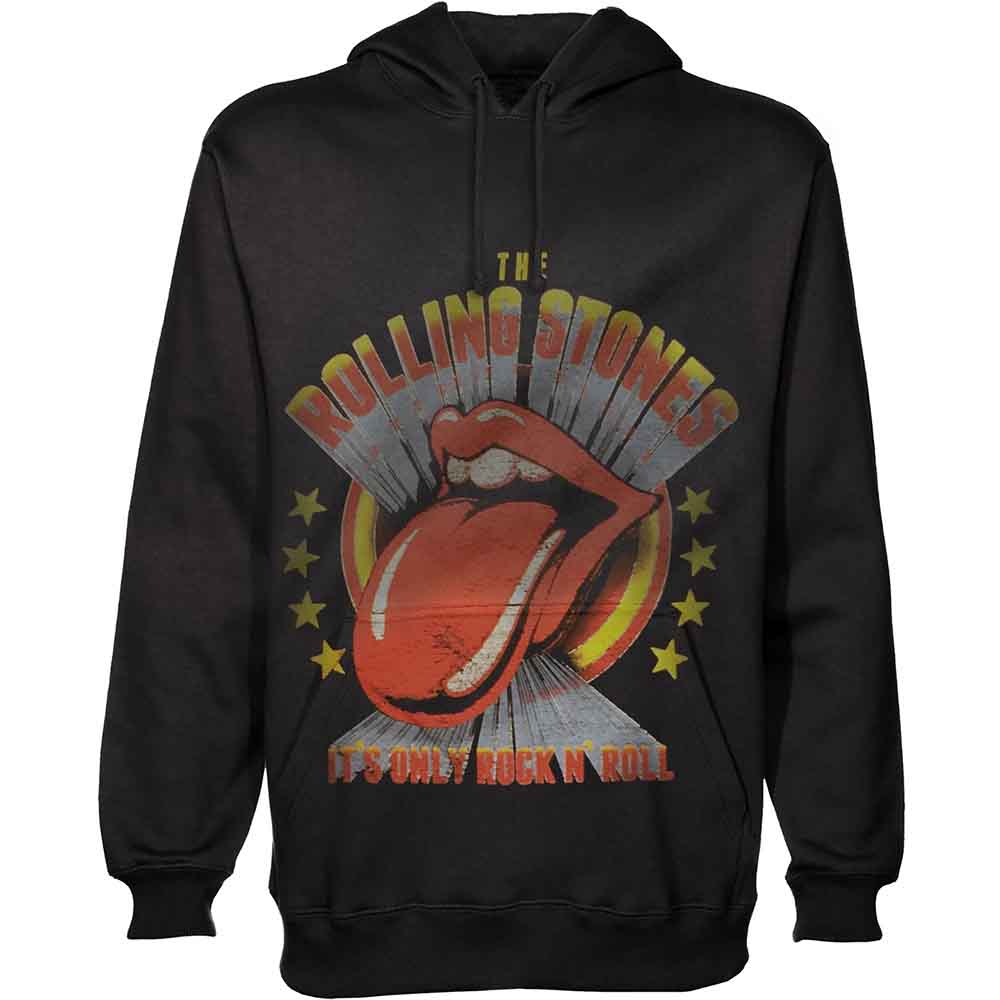 The Rolling Stones: Unisex Pullover Hoodie/It's Only Rock 'n Roll (Small)
