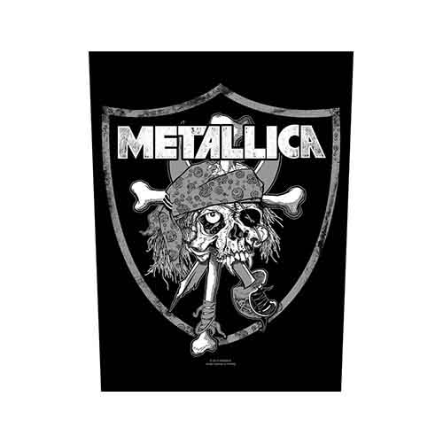 Metallica: Back Patch/Raiders Skull